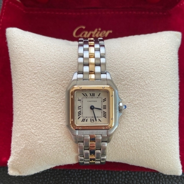 Cartier カルティエ パンテール コンビ 1ロウ レディース 腕時計レディース