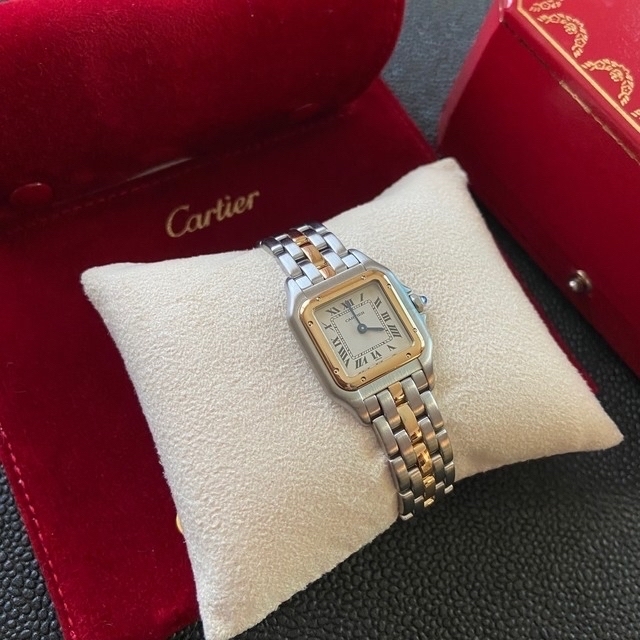 Cartier カルティエ パンテール コンビ 1ロウ レディース 腕時計レディース