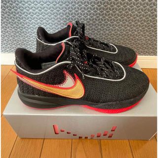 ナイキ(NIKE)のNIKE LEBRON XX EP 27.0cm black/red(スニーカー)