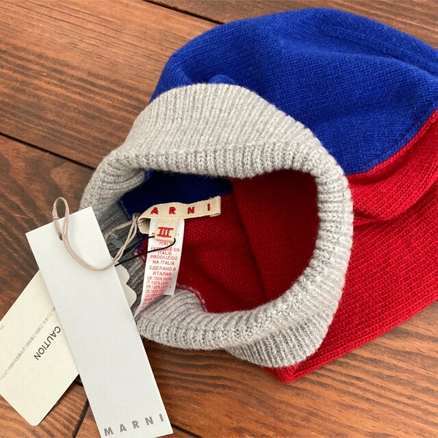 Marni - 新品 1.4万!MARNI マルニ キッズ ニットキャップ 帽子 ニット