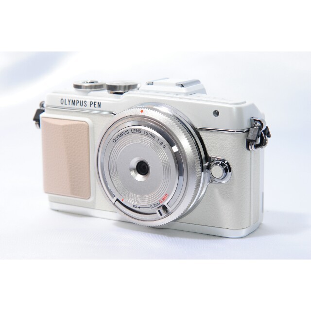 OLYMPUS(オリンパス)の大人気！！OLYMPUS PEN E-PL7 単焦点広角レンズ メーカー保証！ スマホ/家電/カメラのカメラ(ミラーレス一眼)の商品写真