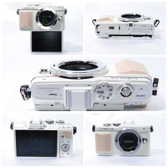 OLYMPUS(オリンパス)の大人気！！OLYMPUS PEN E-PL7 単焦点広角レンズ メーカー保証！ スマホ/家電/カメラのカメラ(ミラーレス一眼)の商品写真