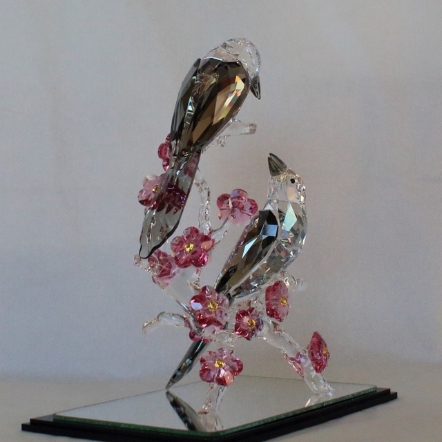 スワロフスキー SWAROVSKI ☆美品☆ マグピーズ 鳥 クリスタル 置物