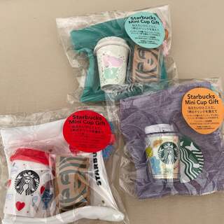 Starbucks Coffee - スターバックス☆ミニカップギフト、3点セット！