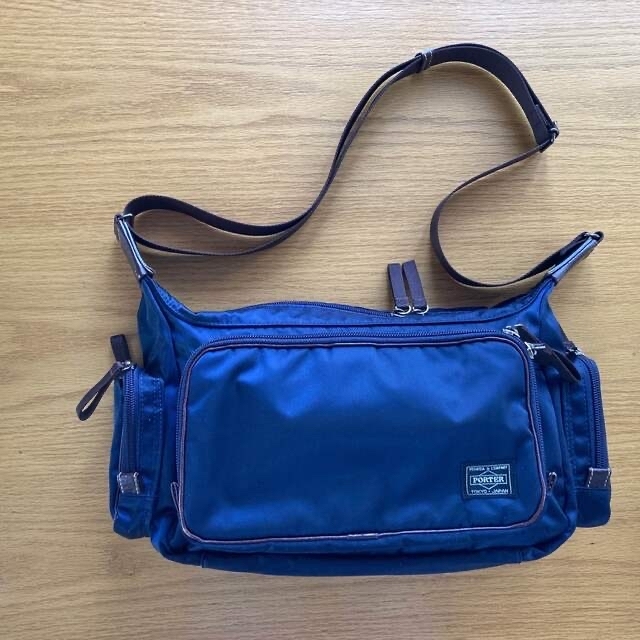【美品】廃盤希少 ポーター ショルダー PORTER PLAN ネイビー