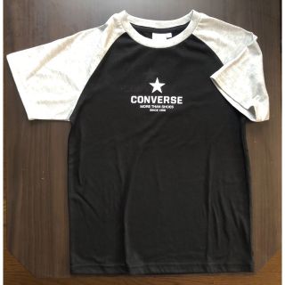 コンバース(CONVERSE)の【新品】CONVERSEコンバース　ブラックTシャツ140size(Tシャツ/カットソー)