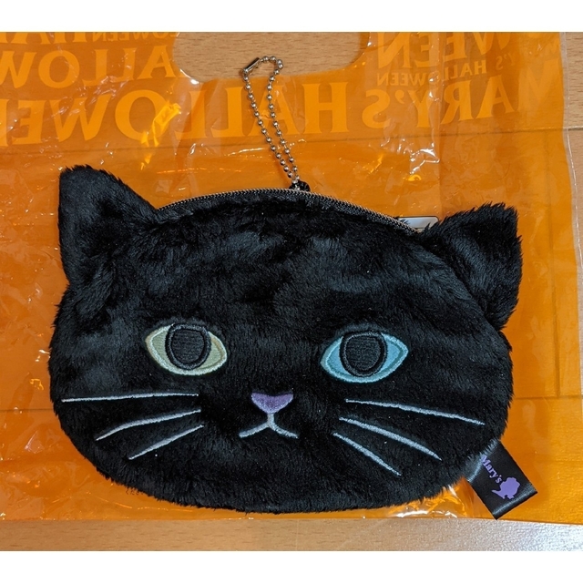 【Mary Chocolate】ハロウィン 黒猫ポーチ レディースのファッション小物(ポーチ)の商品写真