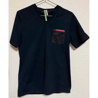 プラダ(PRADA)の★ 早い者勝ち 美品 PRADA Vネック Tシャツ XS ★(Tシャツ/カットソー(半袖/袖なし))