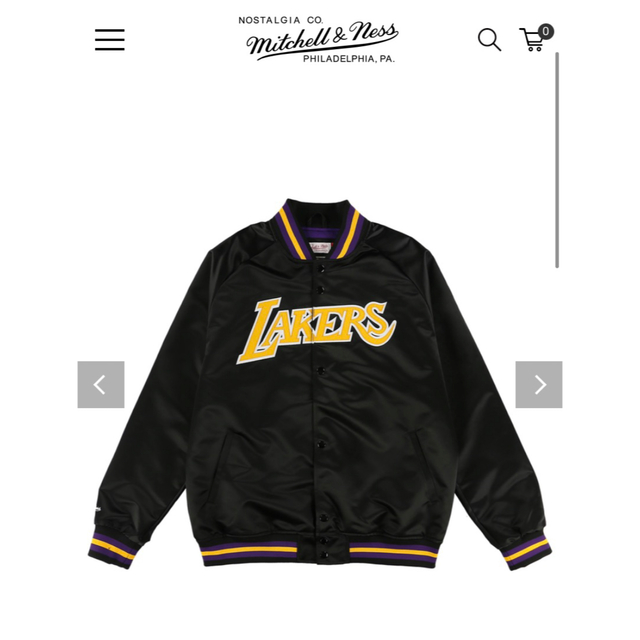 MITCHELL & NESS - ミッチェル &ネス LOS ANGELES LAKERS SatinJacket