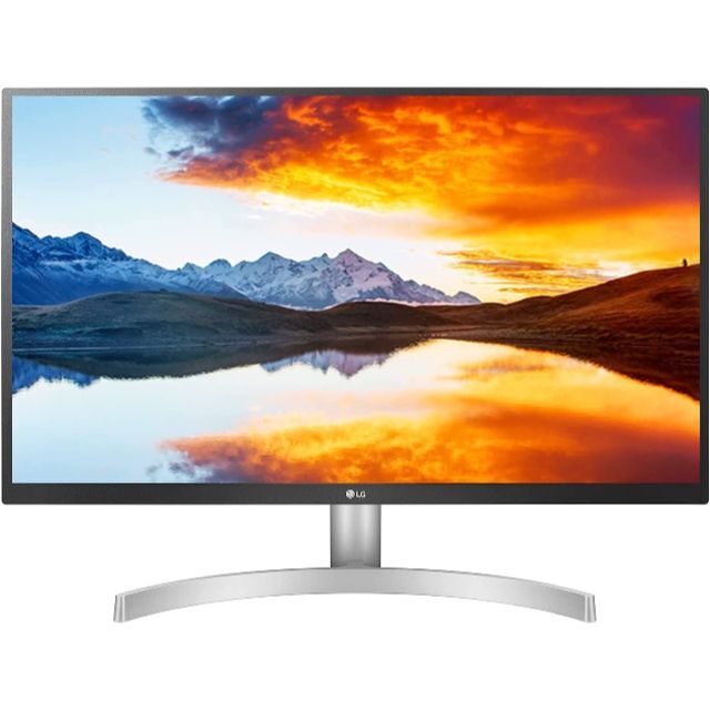 PC/タブレット美品 LG 27UL500-W 27インチ 4K モニター