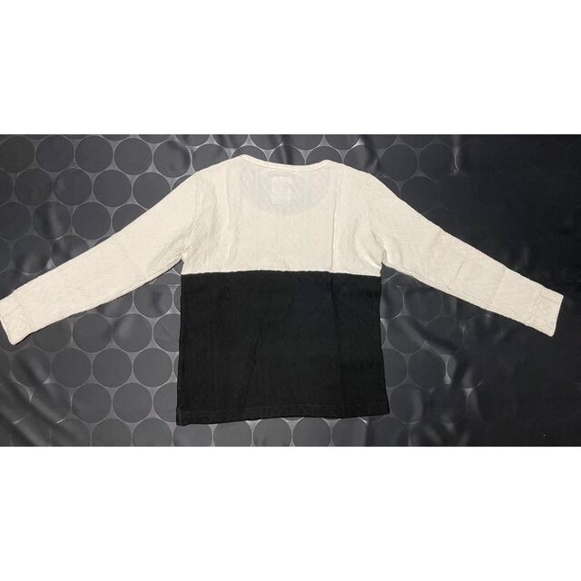 SHAREEF(シャリーフ)のSHAREEF シャリーフ CABLE KNIT 2TONE L/S メンズのトップス(ニット/セーター)の商品写真