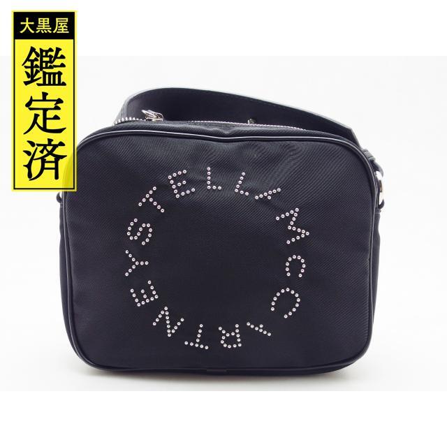 Stella McCartney - ステラマッカートニー ショルダーバッグ ブラック オンライン公式ストア ブラック ロゴ ショルダーバック StellaMcCartney ✨️美品✨️ ショルダーバッグ