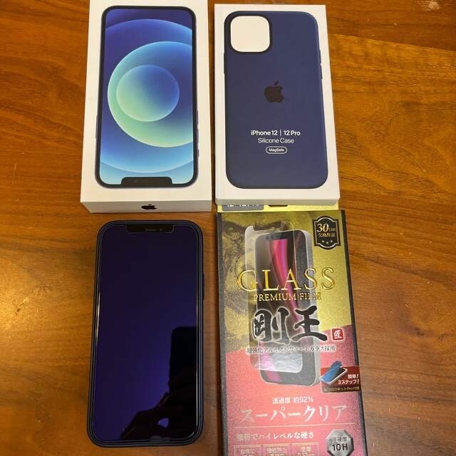 店舗良い 12 iPhone - iPhone 128GB 等 MGHX3J/A ブルー Blue スマートフォン本体