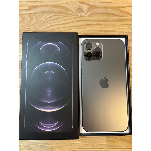 iPhone 12pro max 128gb グラファイト SIMフリー - スマートフォン本体