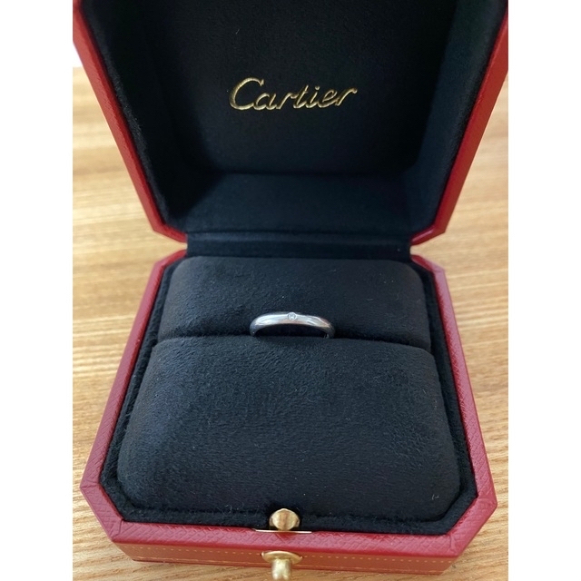 Cartier(カルティエ)のカルティエ　エンゲージリング　ダイヤ　プラチナ レディースのアクセサリー(リング(指輪))の商品写真