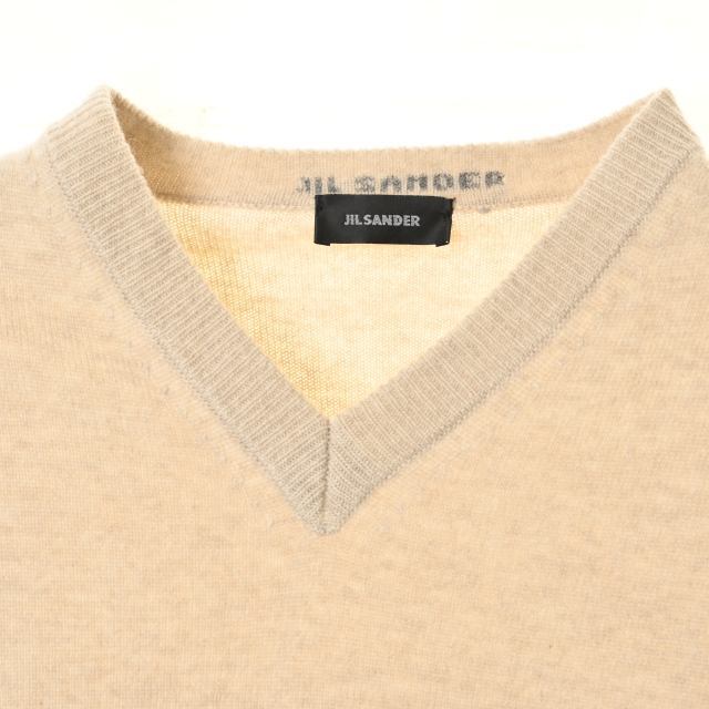 JIL SANDER カシミヤ混 Vネック ニット