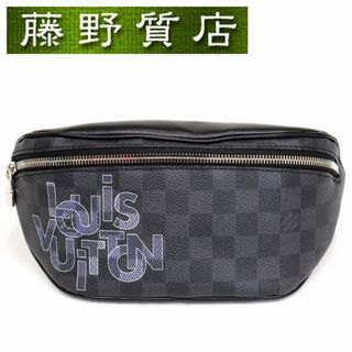 ルイヴィトン(LOUIS VUITTON)の（美品）ルイヴィトン LOUISVUITTON バムバッグ ダミエグラフィット　黒 ショルダー　2Way N40295　 8020(ボディバッグ/ウエストポーチ)