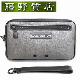 ルイヴィトン(LOUIS VUITTON)の（美品）ルイヴィトン LOUISVUITTON アルファクラッチ　メタリックグレー　オレンジ　B金具　2Way 	Ｍ52771　8083(その他)