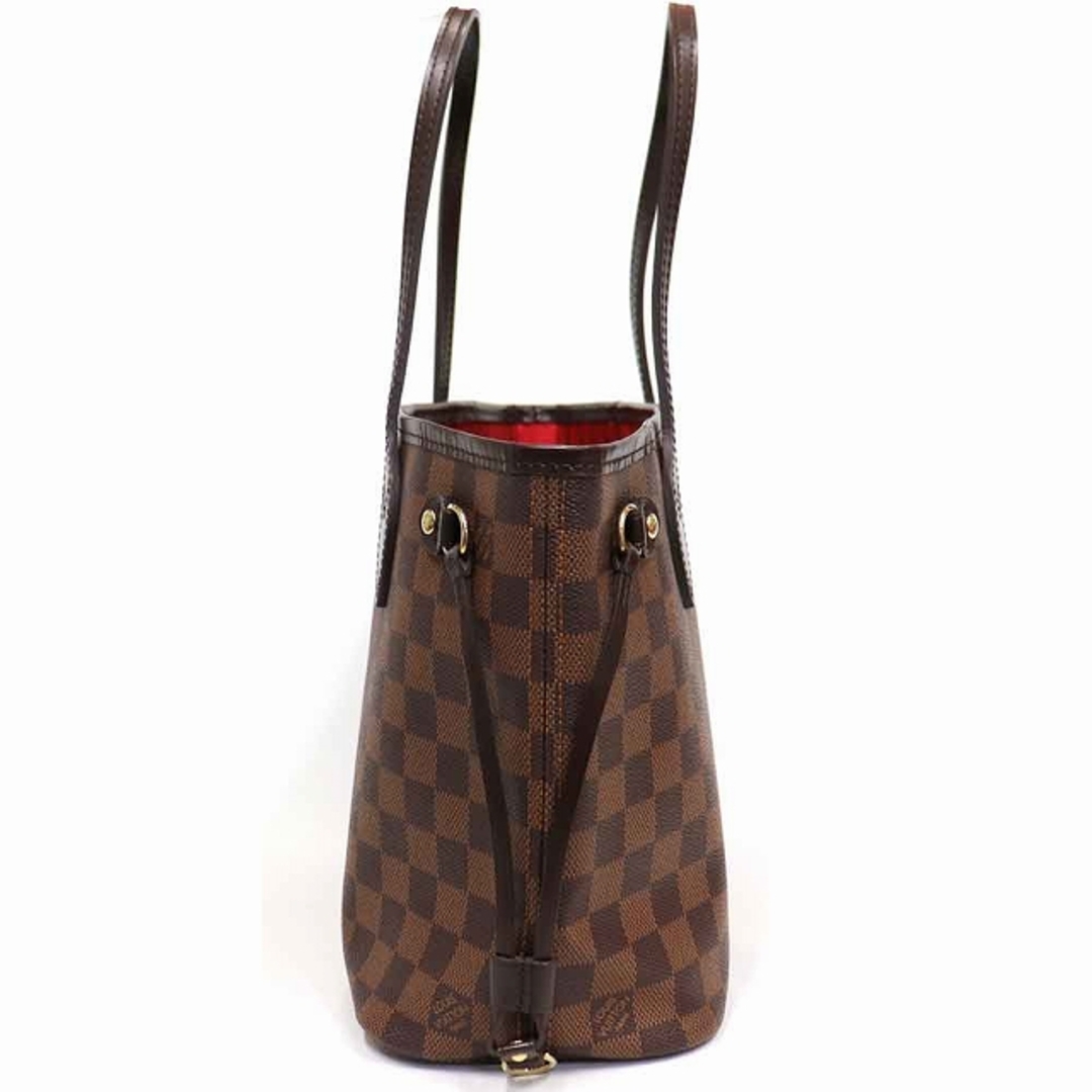 未使用 展示品 ルイ ヴィトン LOUIS VUITTON ダミエ ネヴァーフル MM トート バッグ エベヌ スリーズ N51105 ブラウン VLP 90205879