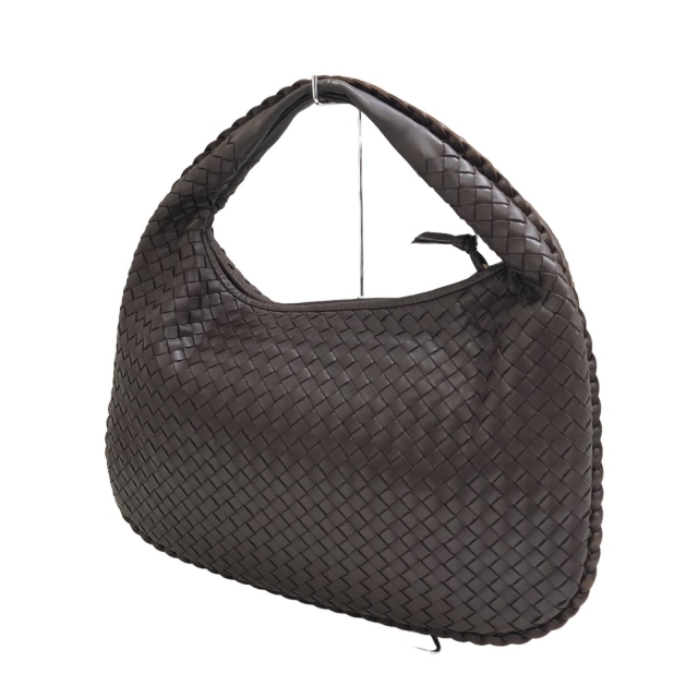 スレハンドルストラップBOTTEGAVENETA ボッテガヴェネタ イントレチャート ワンショルダーバッグ ブラウン 115653