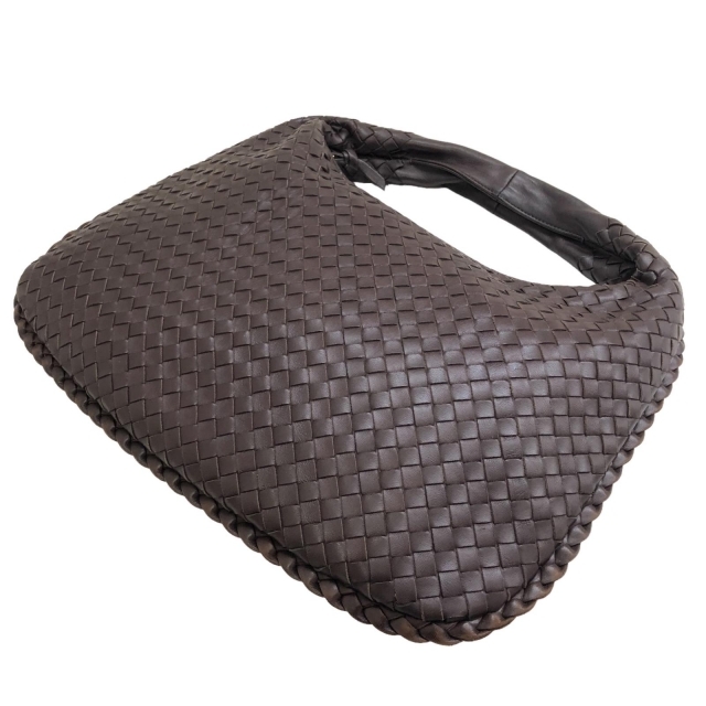 Bottega Veneta(ボッテガヴェネタ)のBOTTEGAVENETA ボッテガヴェネタ イントレチャート ワンショルダーバッグ ブラウン 115653 レディースのバッグ(ショルダーバッグ)の商品写真