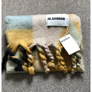 JIL SANDER+ モヘアマフラー イエロー