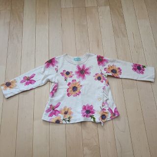 ハッカキッズ(hakka kids)のハッカキッズ　花柄トップス(Tシャツ/カットソー)