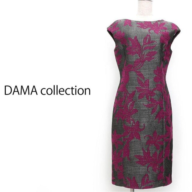 ダーマコレクション DAMAcollection ワンピース ジャガード 花柄