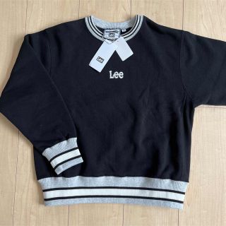 リー(Lee)の【新品】サンプル品　130 Lee リー　トレーナー　黒　ブラック　男の子(Tシャツ/カットソー)