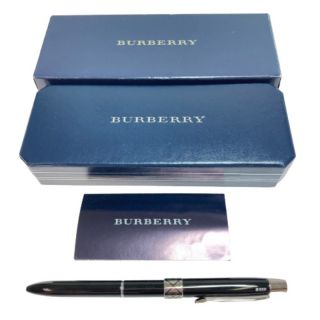 バーバリー(BURBERRY)の◎◎BURBERRY バーバリー イズリントンシリーズ 黒軸 複合筆記具 ブラック ボールペン(赤黒) シャープペンシル(0.5)(ペン/マーカー)