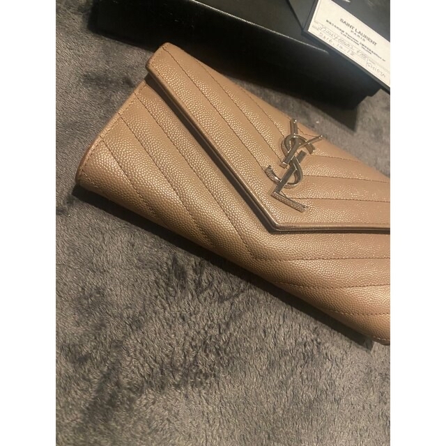 SAINT LAURENT/マテラッセ,ラージフラップウォレット | www