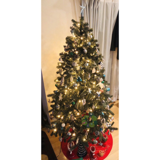 Rio様専用　クリスマスツリーハロウィン電飾付　大型　約180cm×横約80cm(その他)