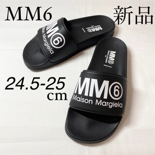 MM6 Maison Margielaマルジェラ　ロゴ入りフラットサンダル 25