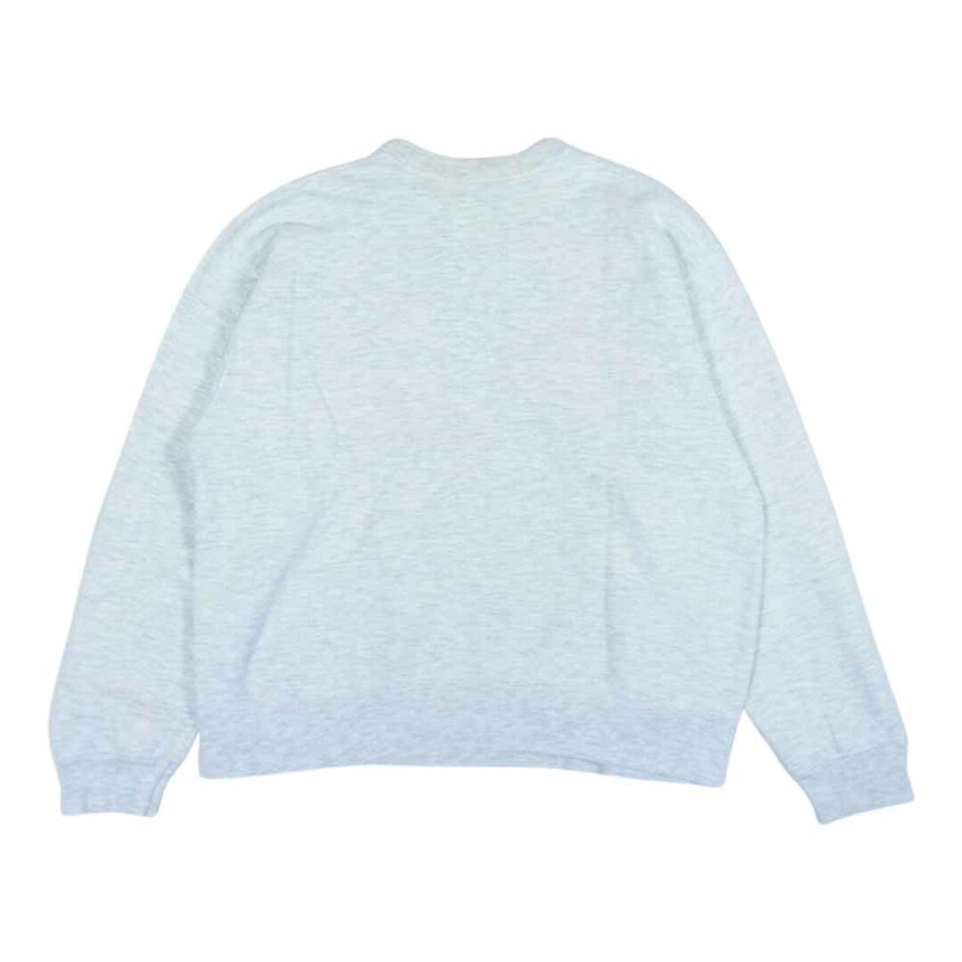 Champion チャンピオン スウェット 90s ロゴ刺繍 前V スウェット グレー系 L【中古】