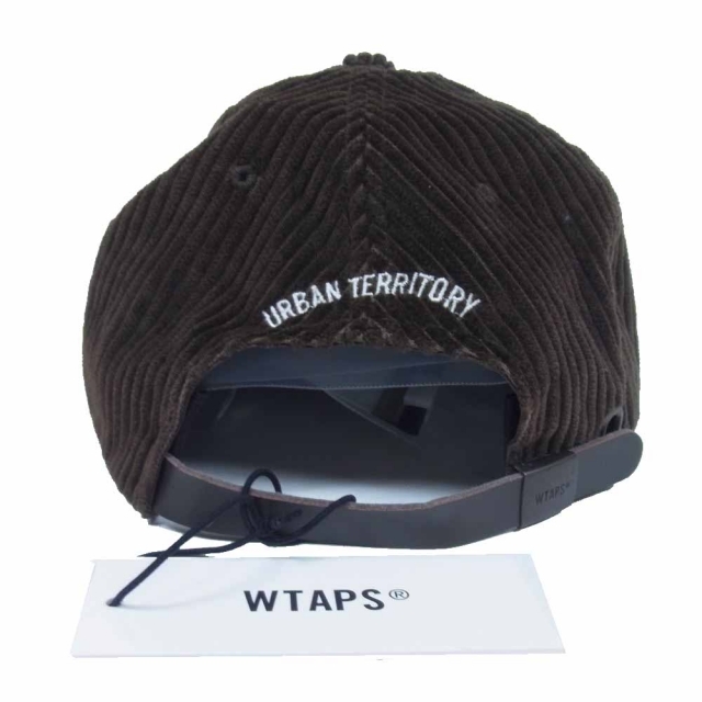 W)taps(ダブルタップス)のWTAPS ダブルタップス 帽子 20AW 202HCDT-HT09 T-6L コーデュロイ キャップ ブラウン系 F【中古】 メンズの帽子(その他)の商品写真