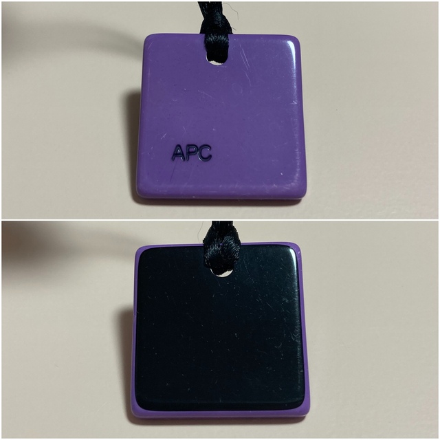 A.P.C(アーペーセー)のA.P.C ネックレス / パープル×ブラック レディースのアクセサリー(ネックレス)の商品写真