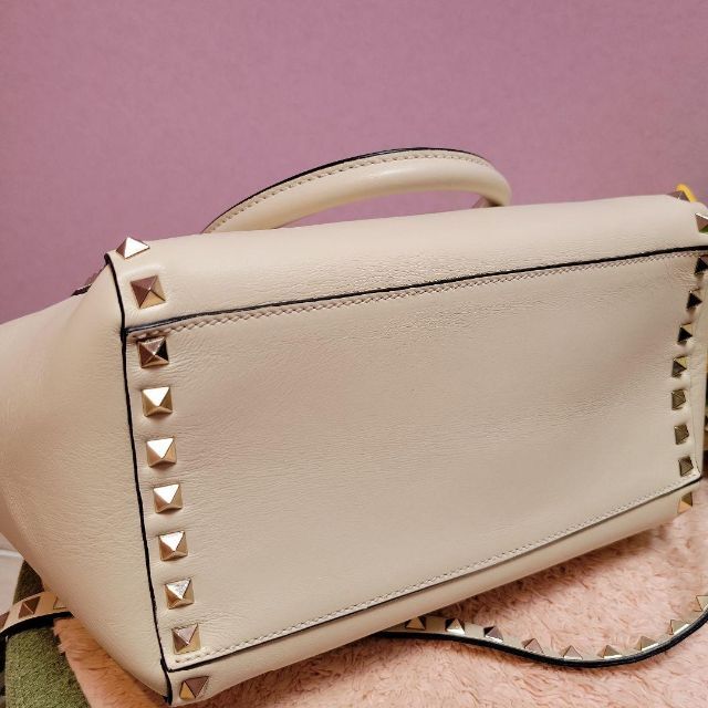 VALENTINO ヴァレンティノ ロックスタッズ 2WAYハンドバッグ トート