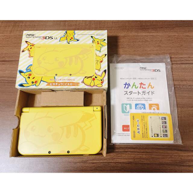 ニンテンドー3DS(ニンテンドー3DS)のNewニンテンドー3DS LL ピカチュウ【イエロー】 エンタメ/ホビーのゲームソフト/ゲーム機本体(携帯用ゲーム機本体)の商品写真