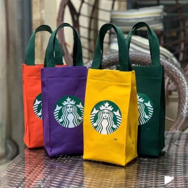 Starbucks Coffee - スターバックス 手提げバッグ タンブラー 保護カバーの通販 by Lashawn's shop｜スターバックス コーヒーならラクマ