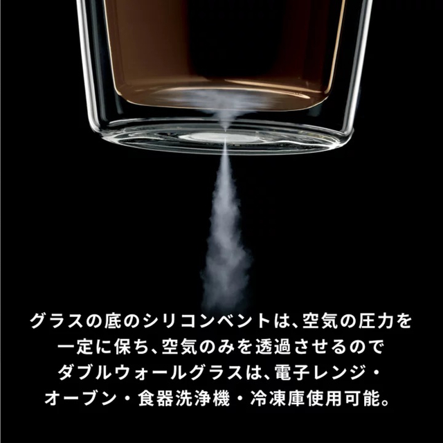 bodum(ボダム)の【新品未使用】ボダム BISTRO ダブルウォールマグ インテリア/住まい/日用品のキッチン/食器(グラス/カップ)の商品写真