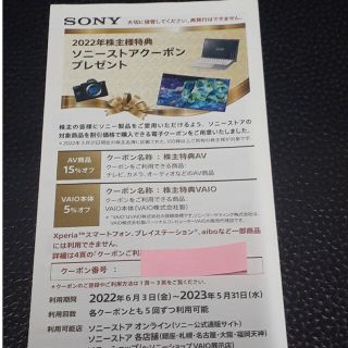 SONY 2022年度 株主優待(その他)