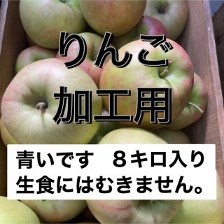 青森県産　りんご　ジョナゴールド　加工用　８キロ(フルーツ)