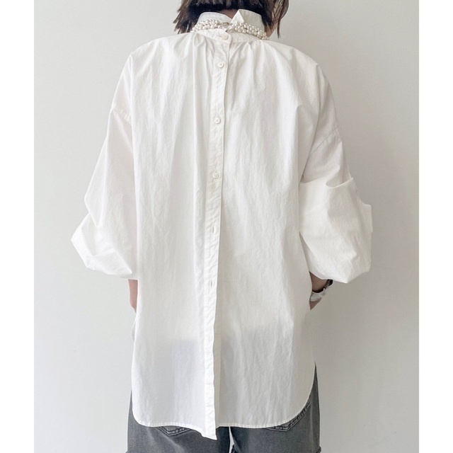 L'Appartement DEUXIEME CLASSE(アパルトモンドゥーズィエムクラス)の【GOOD GRIEF!/グッドグリーフ】Gather Blouse レディースのトップス(シャツ/ブラウス(長袖/七分))の商品写真