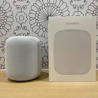 アップル(Apple)の【新品同様★】Apple HomePod ホワイト【MQHV2J/A】(スピーカー)