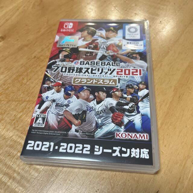 Nintendo Switch(ニンテンドースイッチ)のプロスピ　2021  グランドスラム　Switch 美品 エンタメ/ホビーのゲームソフト/ゲーム機本体(家庭用ゲームソフト)の商品写真