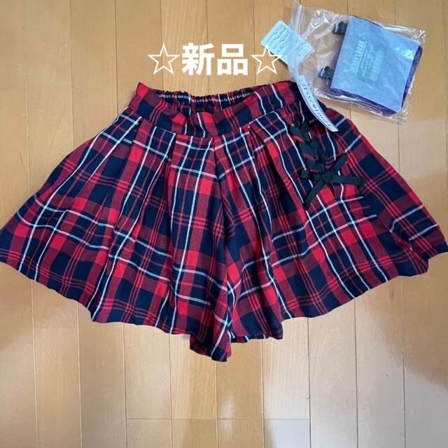 新品　未使用　ジェシーローガン　スカパン　ポシェット付き　150 キッズ/ベビー/マタニティのキッズ服女の子用(90cm~)(スカート)の商品写真