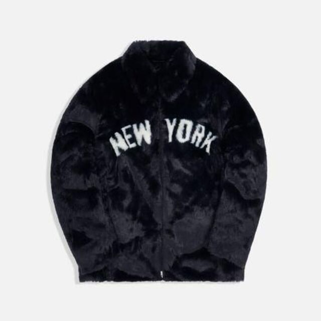 ブラウン×ピンク 美品 KITH キス 20FW フェイクファー コーチ