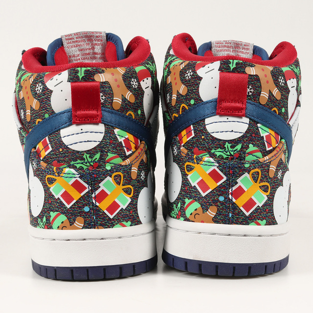 NIKE ナイキ CONCEPTS SB DUNK HIGH TRD QS UGLY CHRISTMAS SWEATER (881758-446) コンセプツ ダンク ハイ アグリー クリスマス セーター ブルーリボン アトムレッド サイズ：US10 28.0cm スニーカー コラボ【メンズ】【美品】 2