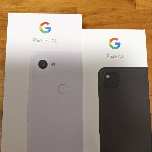 pixel4a128G＆pixel3aXL64G2台同時セット