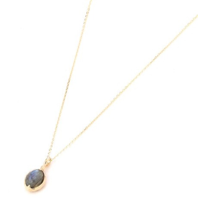 SALE/71%OFF】 アガット K10 40cm 天然石チャーム付ネックレス エテ